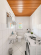 WC mit Waschmaschine _ Trockne - Helle 3-Zimmer-Wohnung mit Südbalkon in ruhiger Lage – Hochparterre in Ingelheim Frei-Weinheim