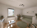 KI-gestaged: Arbeitszimmer als - Helle 3-Zimmer-Wohnung mit Südbalkon in ruhiger Lage – Hochparterre in Ingelheim Frei-Weinheim