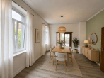 KI-gestaged_EG_Esszimmer - Großzügige und moderne Hochparterre-Wohnung +58 m² Hobbykeller, Doppelgarage und großem Garten