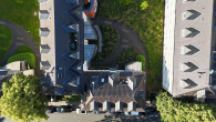 Drohnenaufnahme - Kernsanierter Altbau · 4 Zi. · 90 m² · 70 m vom Schlosspark-Biebrich entfernt