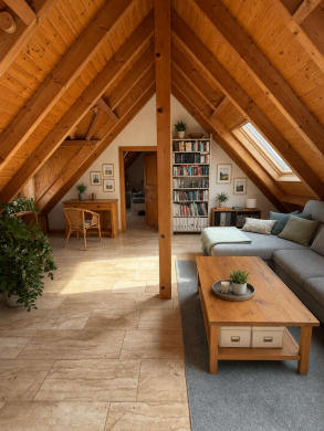 4-Zimmer-Dachgeschoss mit Süd-Terrasse & Kamin in Dienheim – bezugsfrei ab 01.08.2026, 55276 Dienheim, Dachgeschosswohnung